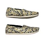 Toms NEW Women’s Alpargata Espadrilles size 8 Gold Glitter Cheetah Photo 3