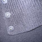 COS Navy Blue Snap Button Turtleneck Wool Blend Jumper Sweater Woman EU/US Small Photo 8