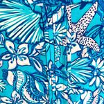 Lilly Pulitzer GOLDA TOP AMALFI BLUE SOUND THE SIRENS Photo 5