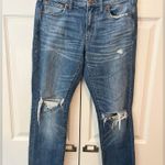 Madewell High-Rise Slim Boyjean with Raw Hem Size 27 Photo 2