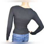 Derek Heart Double Keyhole Top black top small NWT Photo 1