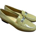 Lauren Ralph Lauren Yellow Patent Leather Loafers Womens 7.5B RL Logo Classic Size 7.5 Photo 0