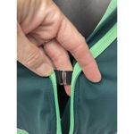 Lands' End  Tankini Top Womens‎ 14 Green White Sporty Chlorine Resistant Swimwear Photo 6