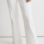 Madewell White Baggy Flare Jeans Front Seam & Slit NWT Size 31 Retro Photo 0