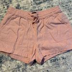 J.Crew Factory Women’s XS Linen Light Pink Pull-On Shorts Photo 0