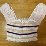 Urban Outfitters  Kimchi Blue Liliana Fairycore Ballet Boho Hippie Ruffle Top M Photo 4