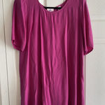 Yellow is Gold Anthropologie Medium Sunshine Shadow Purple Silk Mini Dress Photo 0