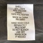 Nicole Miller Dress Black Lace Linen Blend Sleeveless Maxi S Photo 14