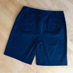 Talbots  Cotton Bermuda Shorts, Navy Blue, Size 14 (Inseam 10.5 in) Photo 2