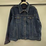 Ralph Lauren Lauren Denim Jacket Women's 3X Classic Blue Stretch Jean Jacket Plus Size Photo 0