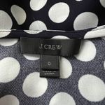 J. Crew Cami Tank Navy Blue White Polka Dot V Photo 4