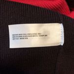 Gap Sweater Dress Medium Striped Ribbed Knit 3/4 Sleeve Red Rugby Knee Length Photo 7