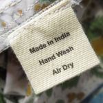 SZ Blockprint Jumpsuit Padra Print in Moss Floral Cotton One Photo 7