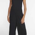 Nike Black Sleeveless Mock neck Jumpsuit Photo 0