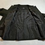 Levine Classics Women's High Neck Power Blazer Jacket Crest Buttons Size 14 Green Photo 7