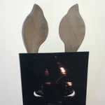 Jana Jewels Huge Brown Wooden Retro Boho Leaf Earrings Photo 3