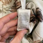 Umgee ‎ Cream Off Shoulder Ruffle Sleeve Tropical Print Short Romper Size Large Photo 6