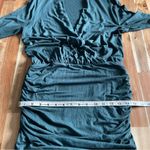 Michael Stars  Green Long Sleeve Mini Dress Ruched NWOT Photo 8