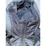 Lululemon Fleecy Keen Quilted Fleece Hooded Jacket Black Womens Size 4 FLAW** Photo 11