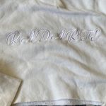Rodarte Radarte Los Angeles California Off White Cropped Hoodie Photo 1