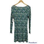 BP . Long sleeve print knit Green moss hannah kate dress size Medium NEW Photo 1