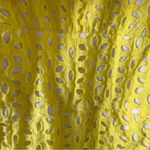 Lilly Pulitzer Yellow Blossom Dress Pineapple Juice strapless floral lined zip Photo 4