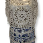 Say What? Questions by Say What Size Medium Crochet Tunic with Fringes. Preowned Photo 0