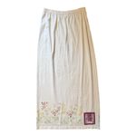 VTG 2000 Blue Fish Clothing 1 S M L Maxi Skirt Cream Lagenlook Organic Cotton Yellow Size M Photo 1