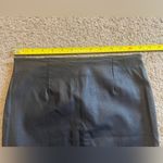 Windsor Short Mini Black Faux Leather Pencil Skirt Photo 1
