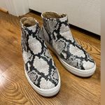 Naturalizer  Women's Black and White Snake Print Sneakers boots size 9W Photo 1