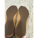 Kate Spade  Phoebe Suede Ballet Flats Gold Buckle Women Size 8 Tan Loafers Photo 5