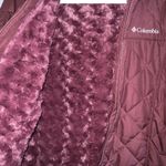 Columbia Copper Crest Maroon Purple Ski Jacket Insulated Waterproof Hooded Med Photo 6