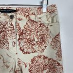 Adrienne Vittadini Pants 6 Boho Floral Straight Leg Hippie Y2K Coastal Granola Photo 4