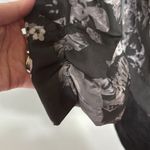 Xhilaration Black/Grey Floral Open Front Blazer Size S Photo 5