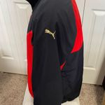 Puma Mens Large Black/Red Full ZIP Light Jacket Photo 1