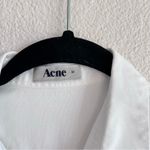 Acne Studios Acne Women’s White Button Down Shirt Photo 3