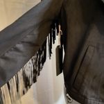 Shyanne NWT  Faux Suede Fringe Jacket Large Black Asymmetrical Western Cowgirl Photo 1