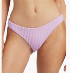 Billabong  Terry Rib Bikini‎ Bottom Tulip Lilac L Photo 2
