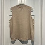 Pact Organic Airplane Mock Neck Shell Large Sesame Heather Tan Khaki Neutral Photo 2