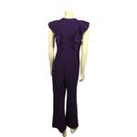 Boutique Ruffle Wide Leg Romper Jumpsuit Fancy purple in size small Photo 10