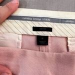 EXPRESS Design Studio Pink Editor Flat Front Cropped Wide Leg Pants Size 8 Photo 5