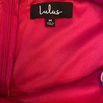 Lulus NWT  Wandering Wendy Magenta Floral Print Maxi Dress Size M Photo 4