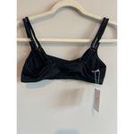 ANDIE NWT  Swim The Rockaway Top In Black Size Small Photo 3