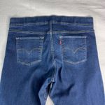 Levi's Levi Womens Size 18 Dark Wash Pull On Stretch Denim Jeans Elastic Waist Pockets Photo 5