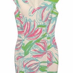Lilly Pulitzer  Desiree Shift Dress Ring the Bellboy Print V-Neck Size Medium Photo 0