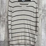 Old Navy  V-Neck Striped Sweater  Chic Size Small  Long Sleeve Photo 0