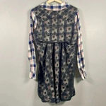 Envol Alec Ning X Stayreal Designer Plaid Polka Dot Chiffon Dress Size M Cowgirl Black Size M Photo 5