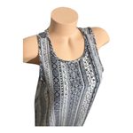 Forever 21  midi tank dress size small Blue & white Aztec Geometric Tribal Boho Photo 4