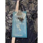 Mac Duggal  Dress Womens 2 Navy Beaded Embroidered Long Sleeve Midi Formal 10799 Photo 3