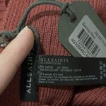 ALL SAINTS NWT Ribbed Wool Blend Scarf Red One Size 86” Cozy Knit Wrap Photo 6